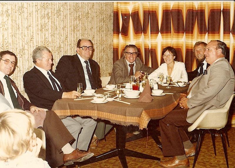 Ken Aitken, Jock Carr, Ikey Johnson, Bill Mitchell, Sandra Carr, Unknown + Bob Stenson